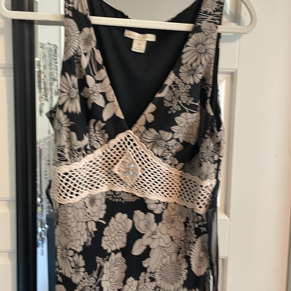 Vintage Jonathan Martin Multi Patterned Dress Wit… - image 2